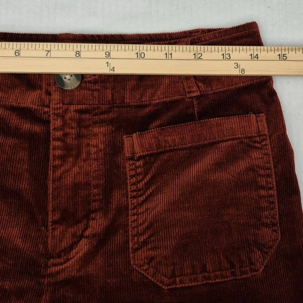 Matty M Womens Wide Leg Corduroy Pant, Brick, Size Small - NWoT - Picture 8 of 11